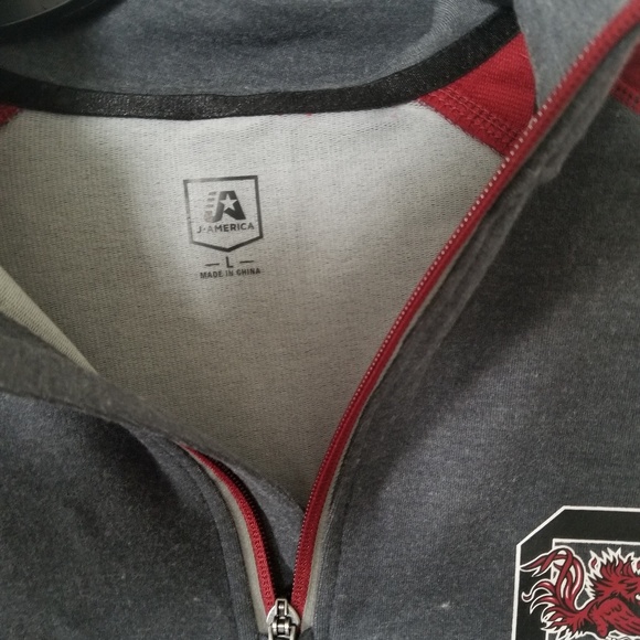 JAMERICA South Carolina Gamecocks 1/4Zip Large - Picture 3 of 4